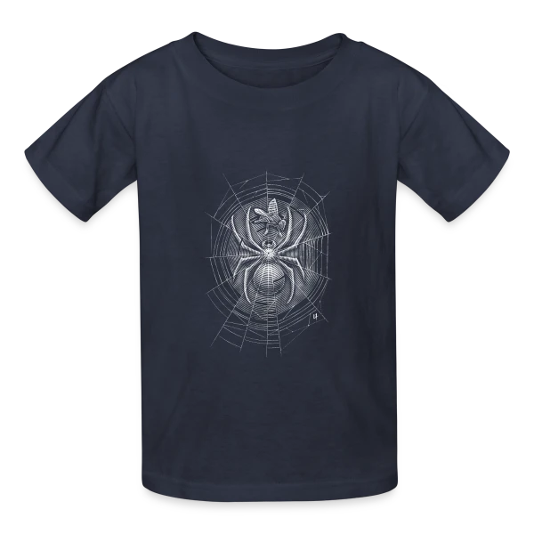 Toile d'Araignée Mystérieuse sur T-shirts Russell Enfant