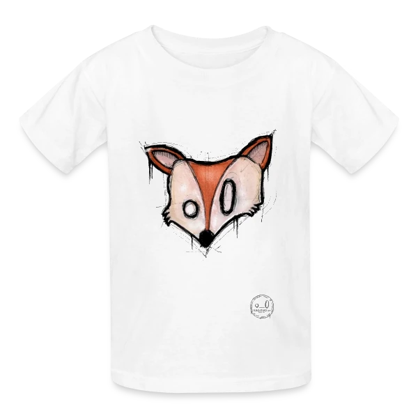 Renard Stylisé K-nimals sur T-shirts Russell Enfant