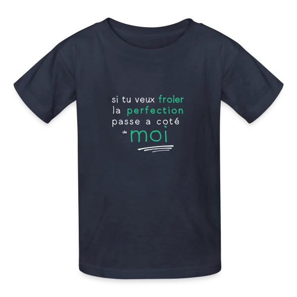 La Perfection sur T-shirts Russell Enfant