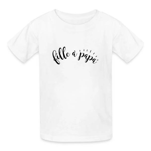 Fille à Papa Adorée sur T-shirts Russell Enfant