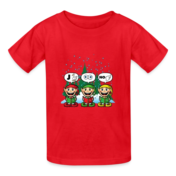 Esprit de Noël sur T-shirts Russell Enfant