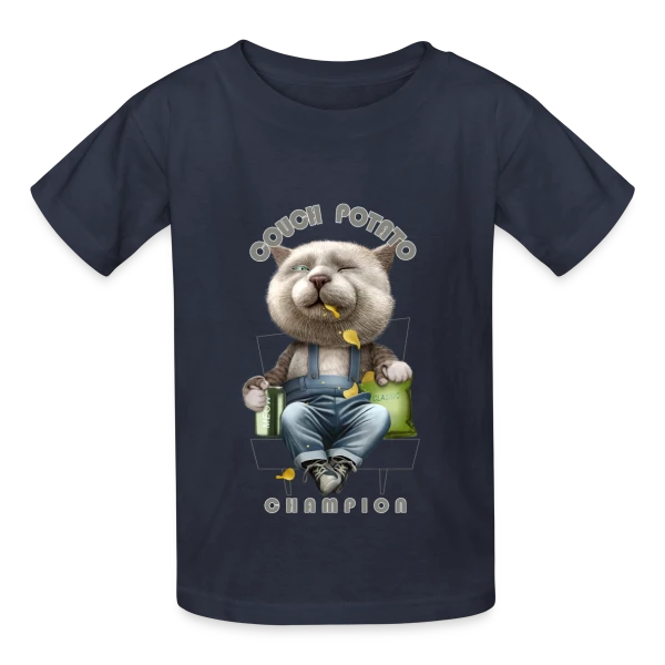 Roi du Canapé sur T-shirts Russell Enfant