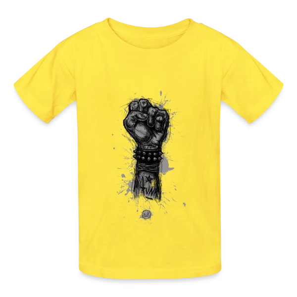 Punk is Not Dead : Rébellion Éternelle sur T-shirts Russell Enfant