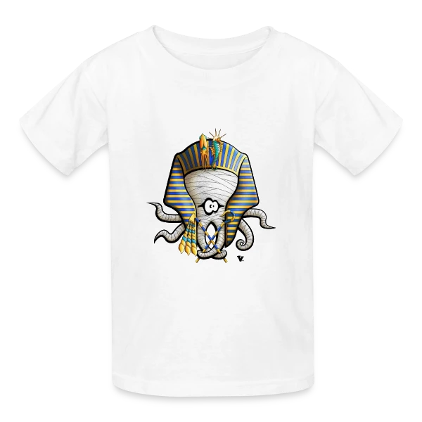 Poulpankhamon sur T-shirts Russell Enfant
