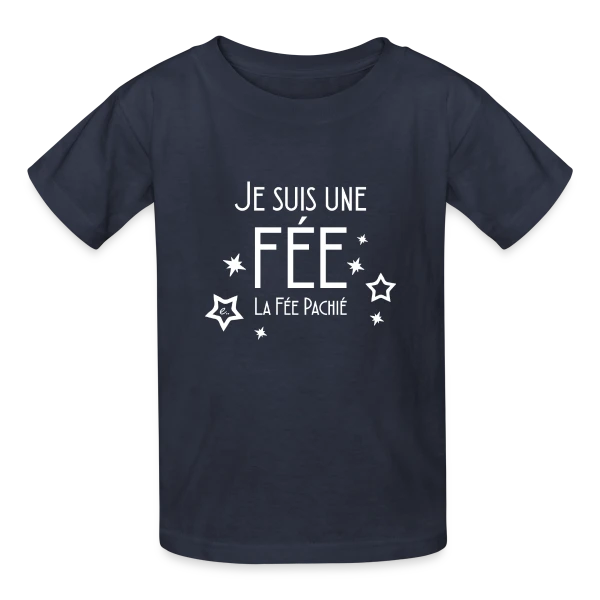 "Je Suis Une Fée" - Magie et Poésie Enchantée sur T-shirts Russell Enfant
