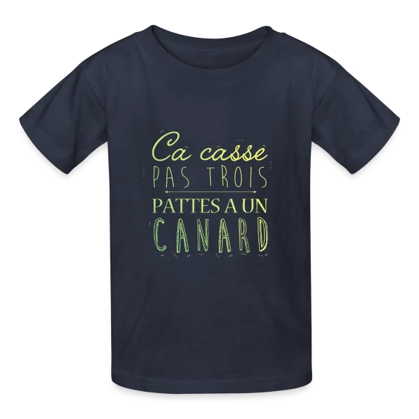 Ça Casse Pas Trois Pattes sur T-shirts Russell Enfant