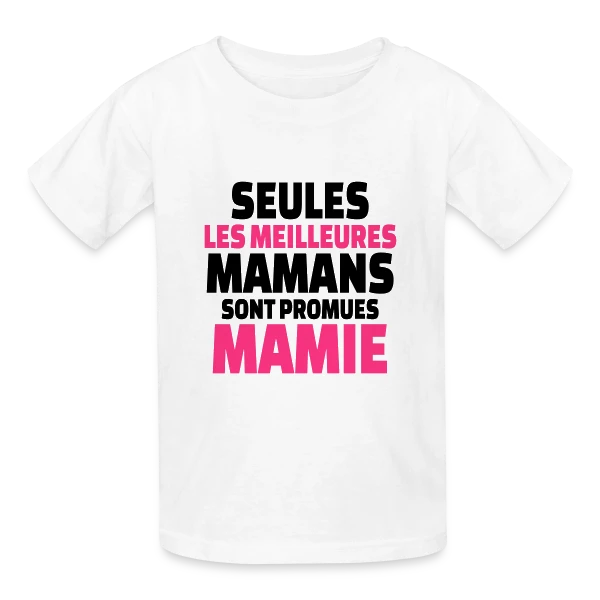 Maman Promue Mamie sur T-shirts Russell Enfant