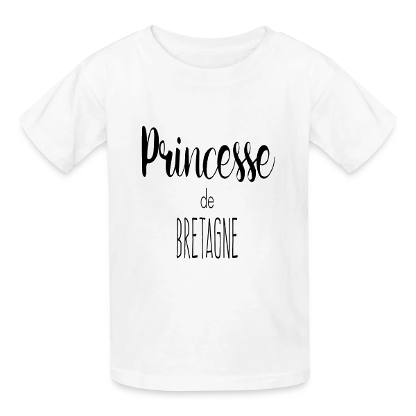Princesse de Bretagne sur T-shirts Russell Enfant