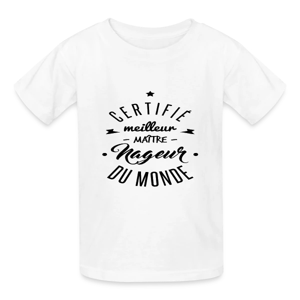 Le Meilleur Maître-Nageur sur T-shirts Russell Enfant