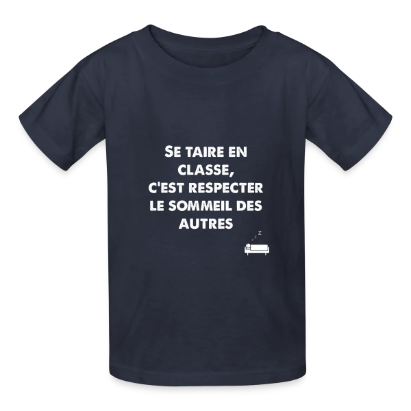 Citation Fun Zzz sur T-shirts Russell Enfant