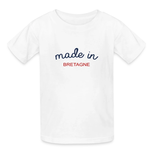 Made in Bretagne: L'Authentique Fierté Bretonne sur T-shirts Russell Enfant