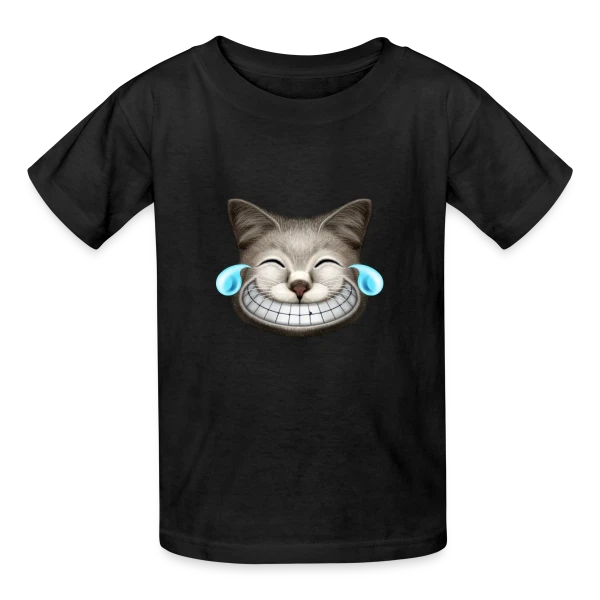 Chat Hilarant Explosion Rires sur T-shirts Russell Enfant