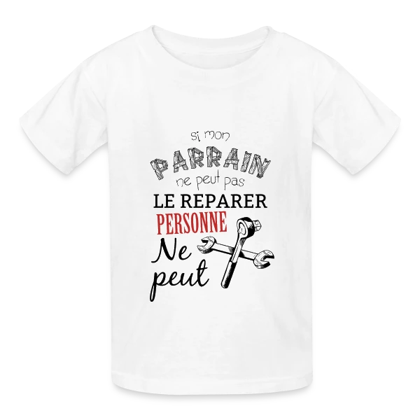 Si Parrain ne peut pas le réparer, personne ne peut ! sur T-shirts Russell Enfant