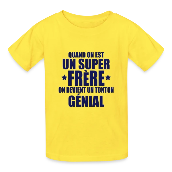 On Devient un Tonton Génial sur T-shirts Russell Enfant