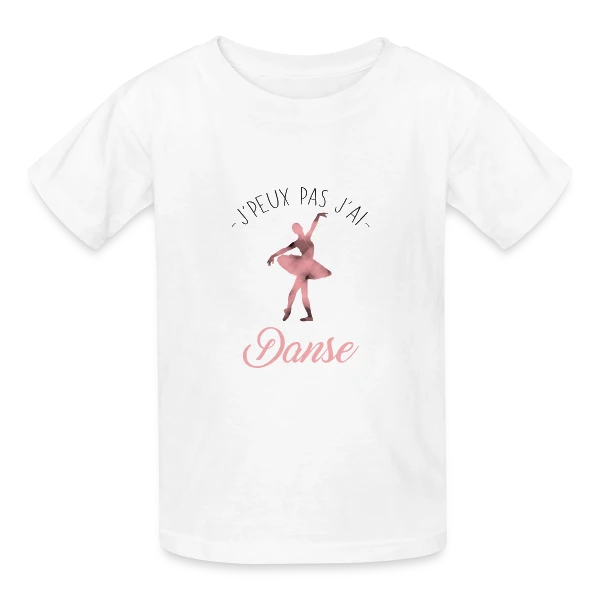 J'peux pas j'ai Danse sur T-shirts Russell Enfant
