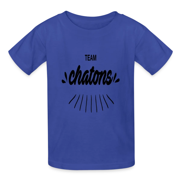 Team Chatons Stylé sur T-shirts Russell Enfant