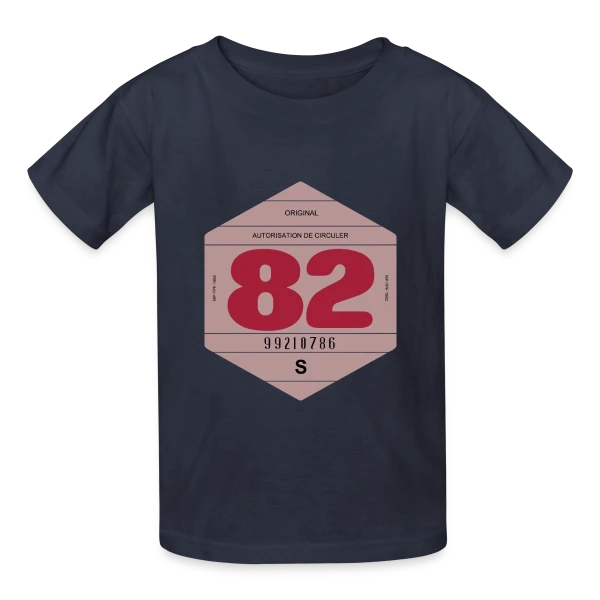 Voiture Rétro 1982 : L'Esprit Vintage Français sur T-shirts Russell Enfant