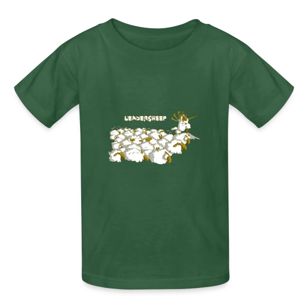 Le Mouton Leader sur T-shirts Russell Enfant