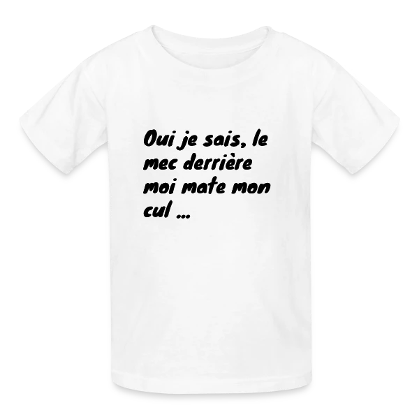 Regard Indiscret sur T-shirts Russell Enfant