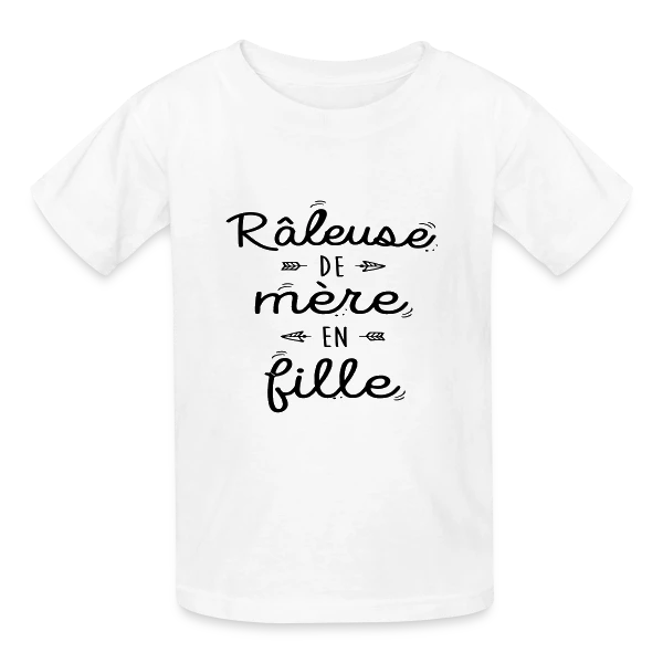 Raleuse de Mère en Fille : L'héritage d'un caractère bien trempé sur T-shirts Russell Enfant
