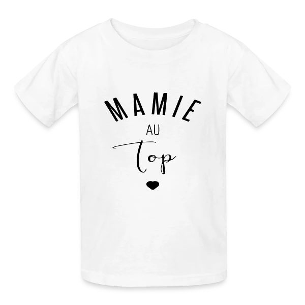 Super Mamie sur T-shirts Russell Enfant