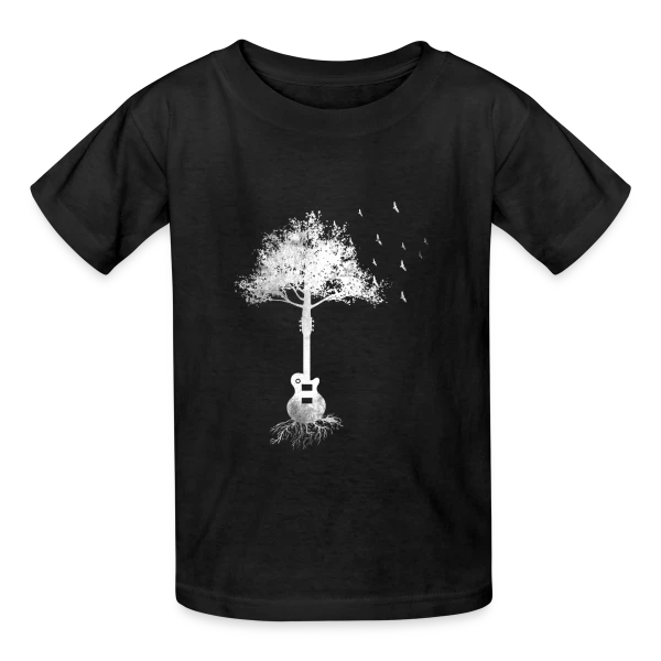 Arbre Guitare Électrique : Le Don du Guitariste sur T-shirts Russell Enfant
