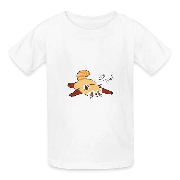 Panda Roux Détente sur T-shirts Russell Enfant