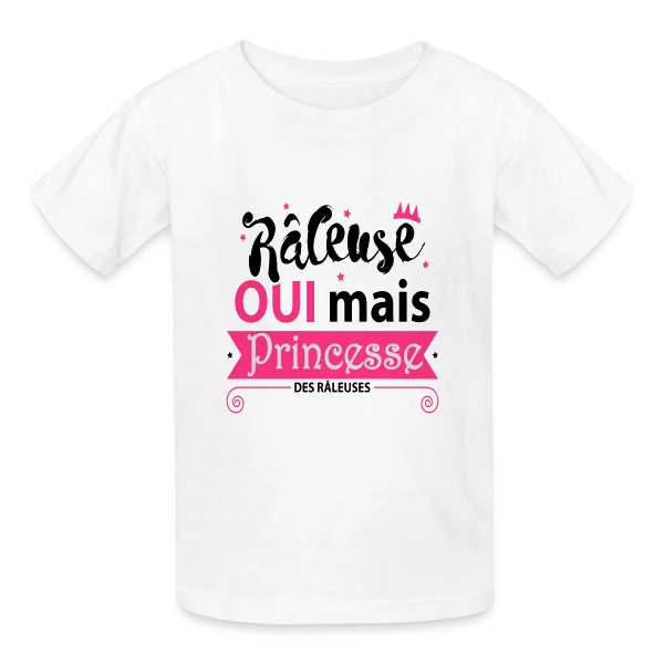 Princesse des Râleuses sur T-shirts Russell Enfant