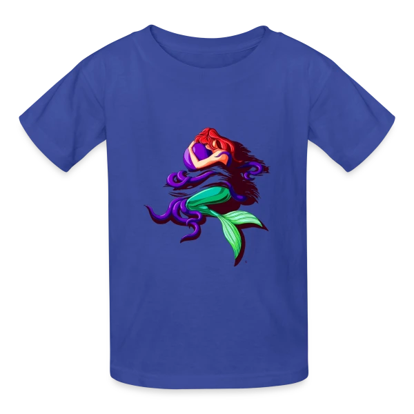 Rêve de Femme de Pêcheur sur T-shirts Russell Enfant