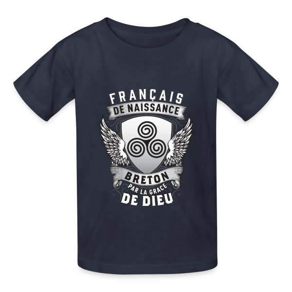 Breton par la Grâce de Dieu sur T-shirts Russell Enfant