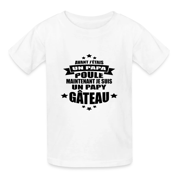 Papy Gâteau : Le Meilleur Grand-Père Affectueux sur T-shirts Russell Enfant