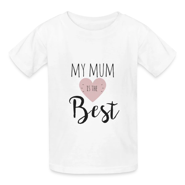 Ma Maman est la Meilleure : T-shirt Adorable sur T-shirts Russell Enfant
