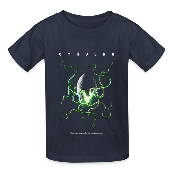 Cthulhu: Le 8ème Tentacule sur T-shirts Russell Enfant