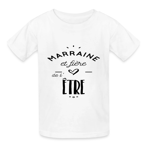 Marraine Fière sur T-shirts Russell Enfant