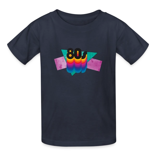Esprit Années 80 Rétro sur T-shirts Russell Enfant