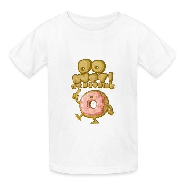 Do Nuts! sur T-shirts Russell Enfant