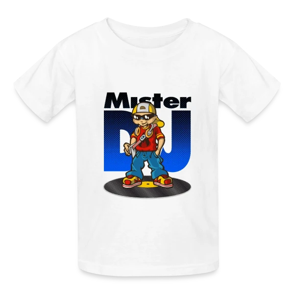 Mister DJ sur T-shirts Russell Enfant