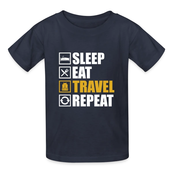 Sac à Dos Voyage sur T-shirts Russell Enfant