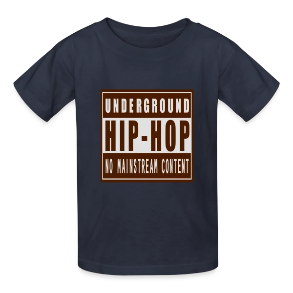 Esprit Hip-Hop Underground sur T-shirts Russell Enfant