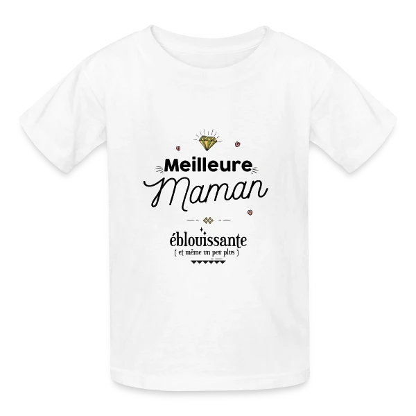 Maman Éblouissante : La Plus Belle des Lumières sur T-shirts Russell Enfant