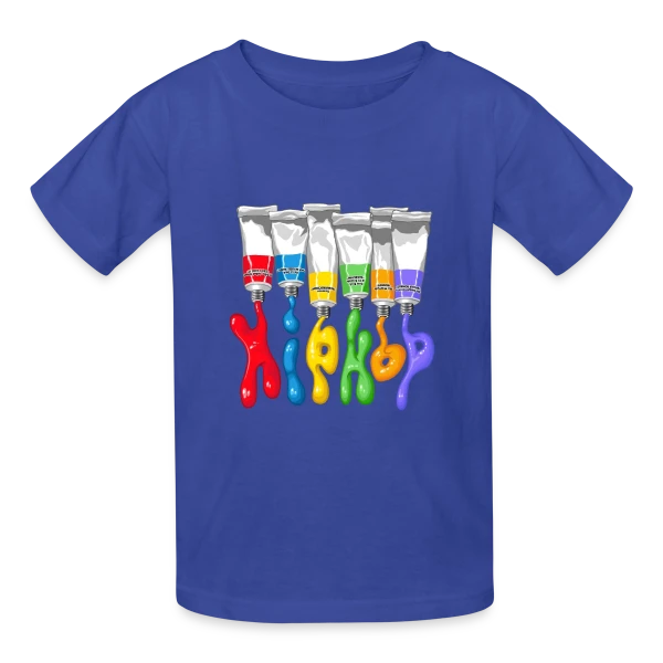 Tubes Hip Hop Rétro sur T-shirts Russell Enfant