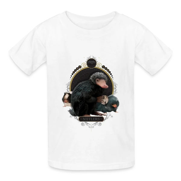 Nifflers Créatures Fantastiques sur T-shirts Russell Enfant