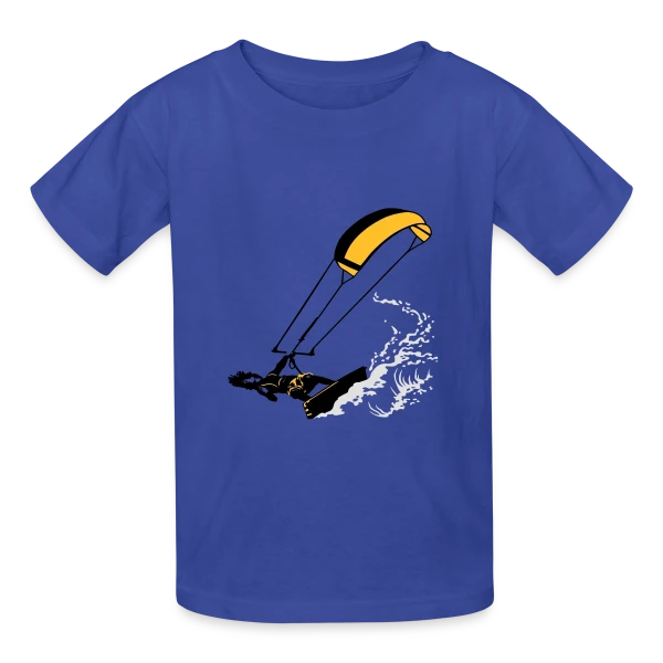 Kitesurf : Vague et Flexibilité sur T-shirts Russell Enfant