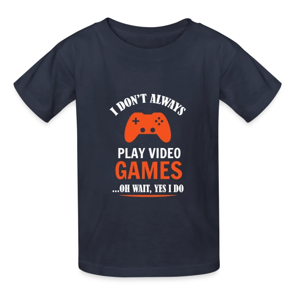 Manette Gaming sur T-shirts Russell Enfant