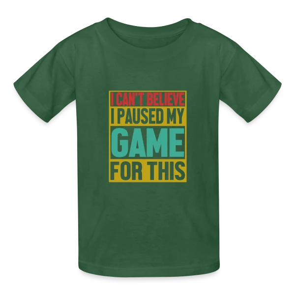 Gamer Authentique : Affichez Votre Vraie Nature sur T-shirts Russell Enfant