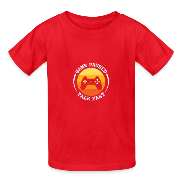 Manette Rétro Gaming sur T-shirts Russell Enfant
