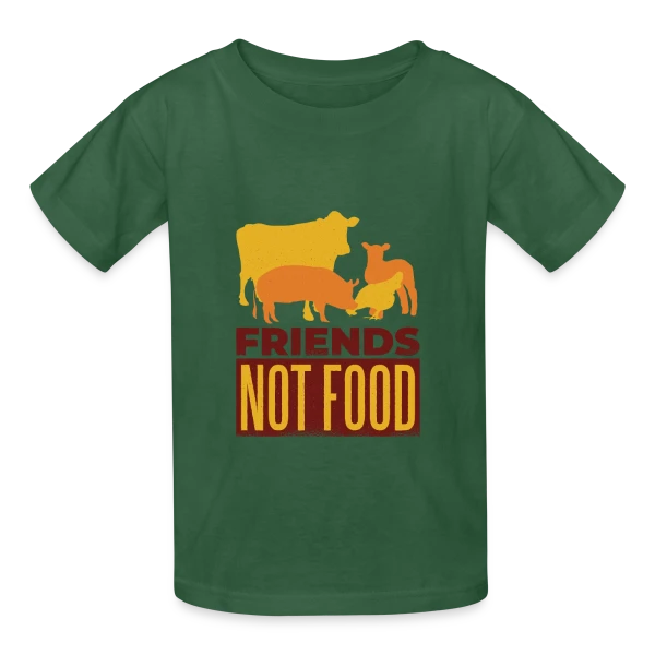 Amis des Animaux sur T-shirts Russell Enfant