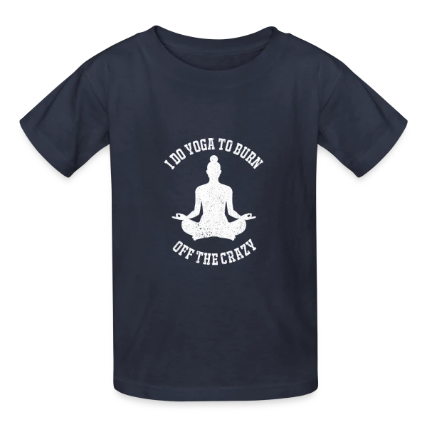 Humour Yoga Drôle sur T-shirts Russell Enfant