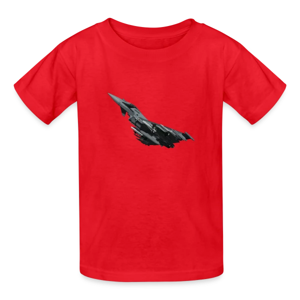 Chasseur Militaire Moderne sur T-shirts Russell Enfant