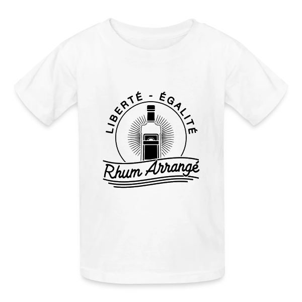 Liberté, Égalité, Rhum Arrangé : Le T-Shirt Fun sur T-shirts Russell Enfant